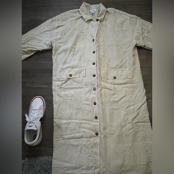 Beige Trench Coat / Jacket - Picture 3 of 7